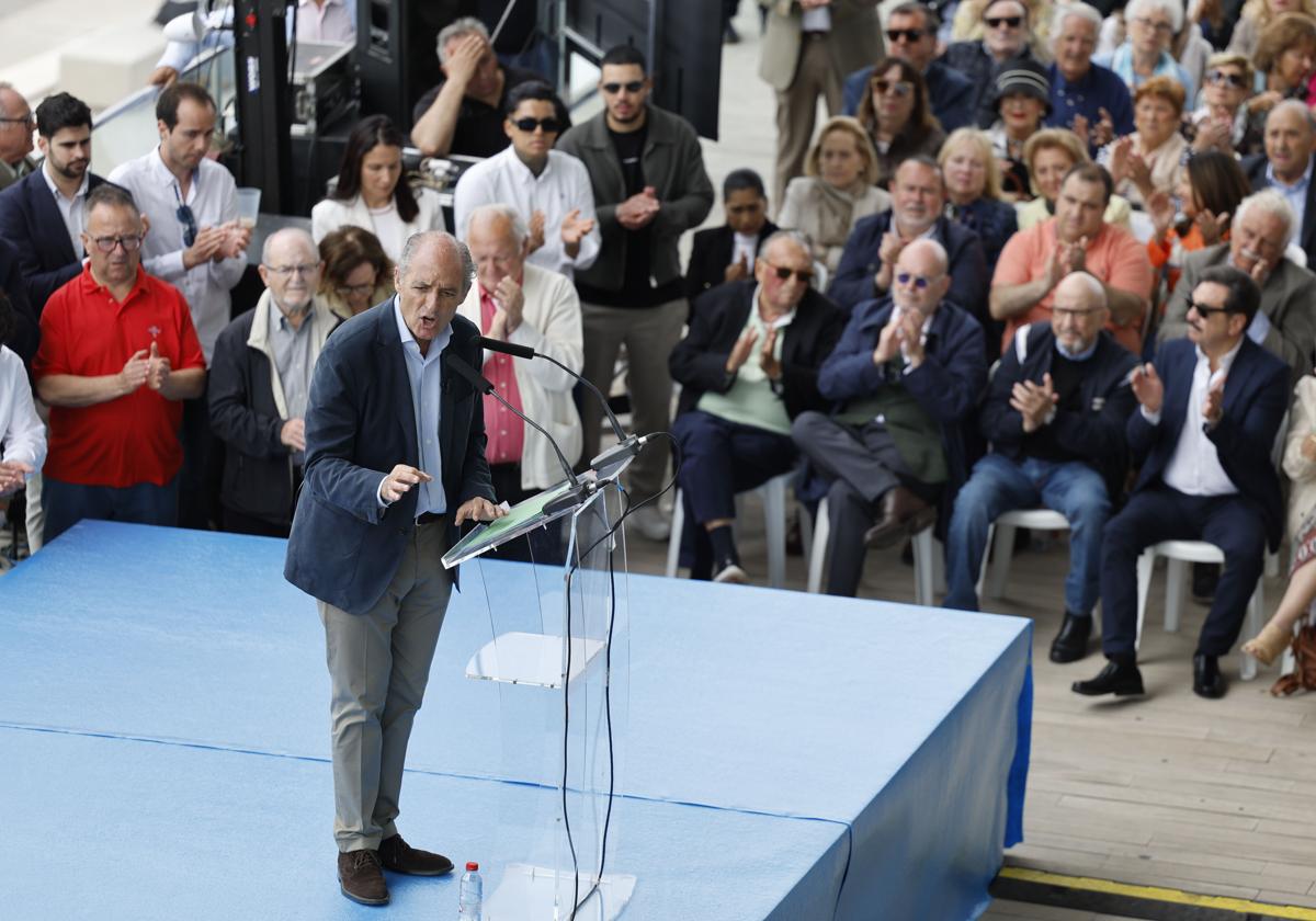 Francisco Camps, en el acto del sábado.