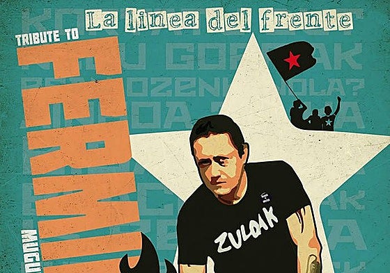 34 artistek Fermin Muguruzari omenaldia egingo diote 'La línea del frente' lanean