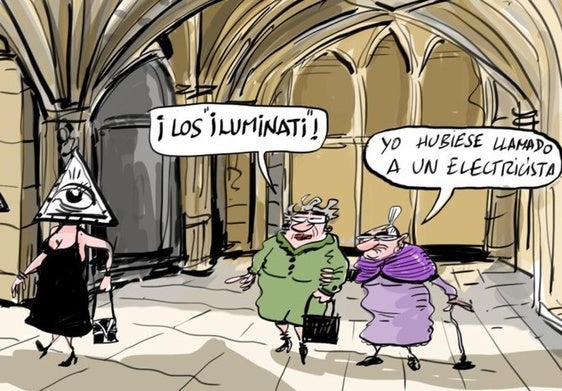 La viñeta de Cerrajería sobre la nueva iluminación de la catedral Santa María