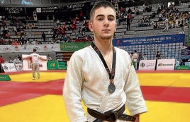 Liher Pereda en el Campeonato de España celebrado en Huesca.