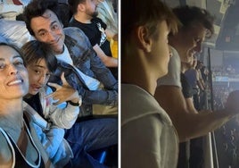 Ion Aramendi y María Amores llevan a su hijo mayor a su primer concierto: «Flipó mucho, pero yo más»