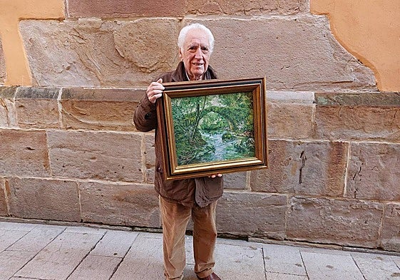 José Luis Martínez de Antoñana, en su última entrevista a EL CORREO en Durango.