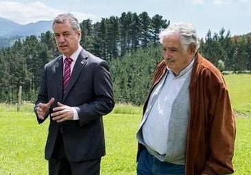 La última visita de Mujica a Bizkaia: «No hay que confundir vasco con español»
