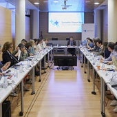 Reunión de este miércoles del Pacto de Salud.