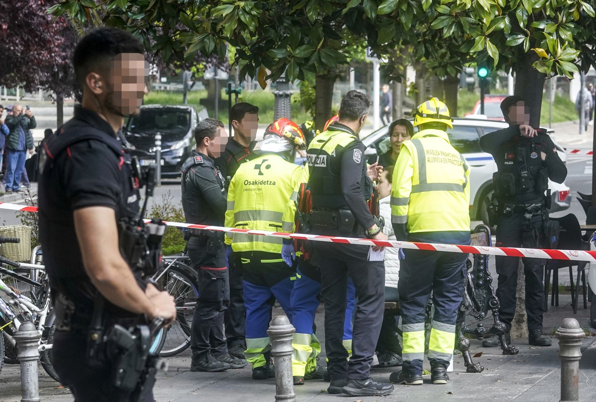 El incendio en el Casco Viejo de Vitoria en imágenes