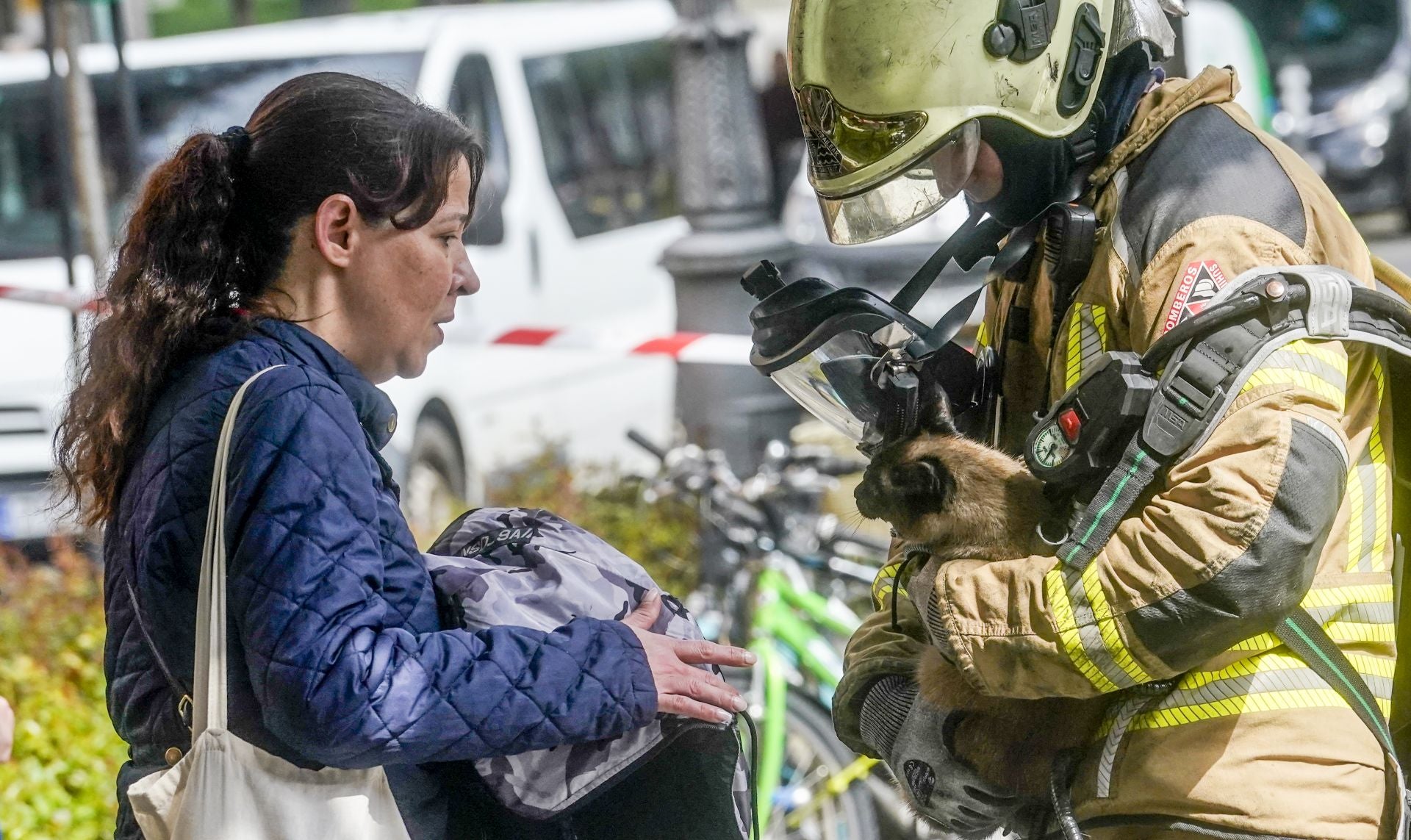El incendio en el Casco Viejo de Vitoria en imágenes
