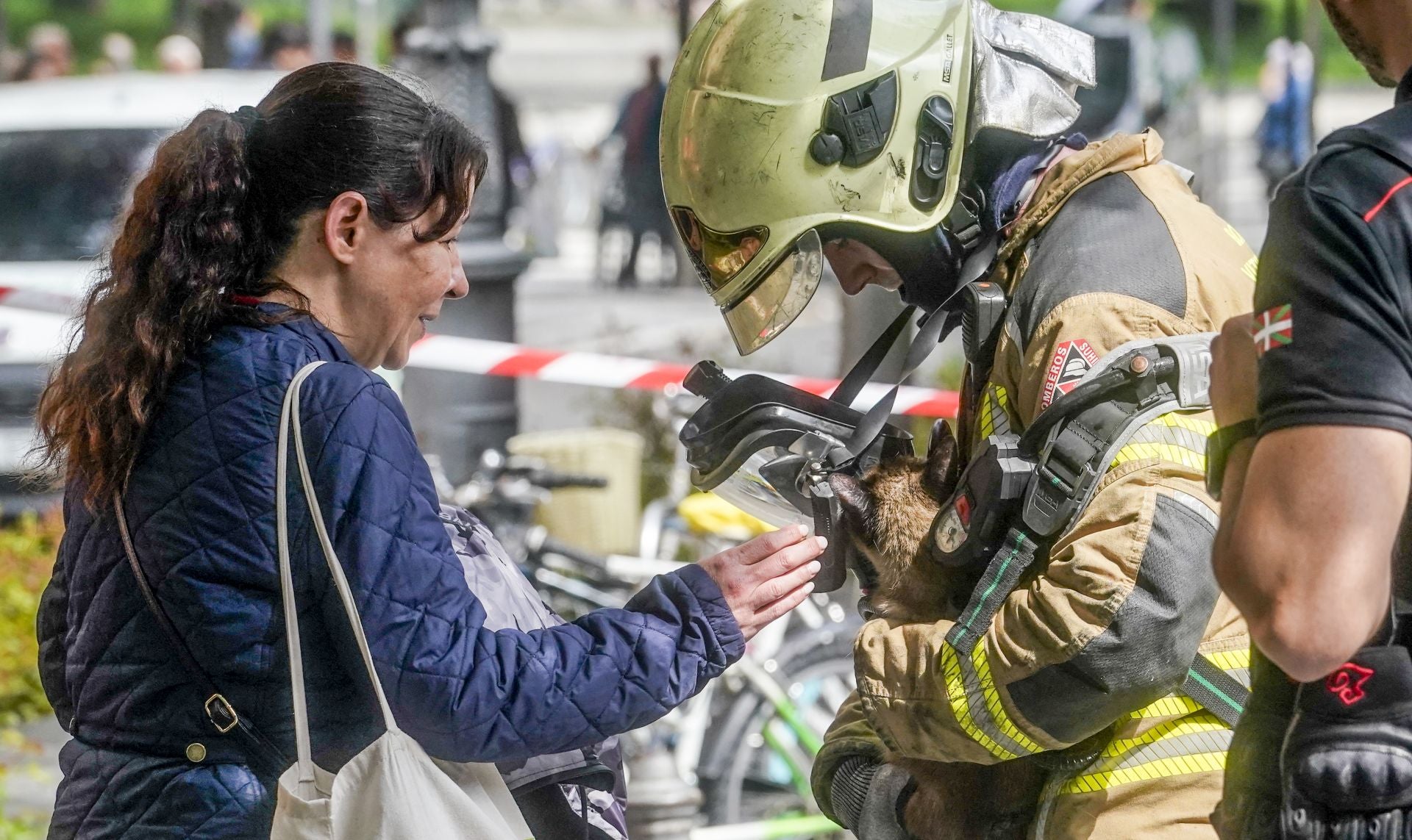 El incendio en el Casco Viejo de Vitoria en imágenes