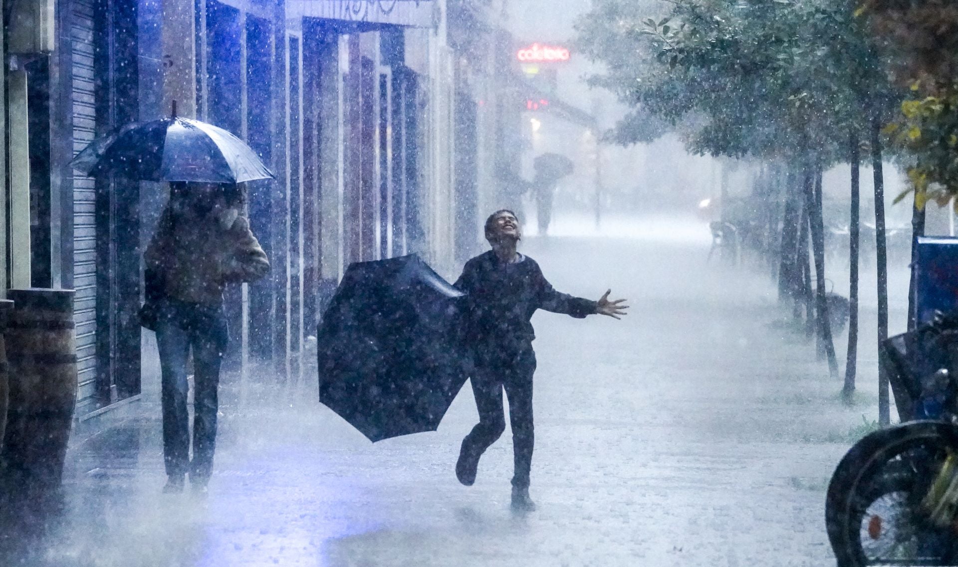 Las imágenes de la tormenta en Álava