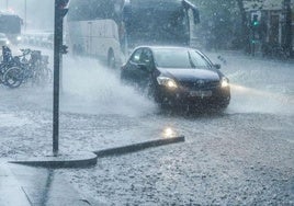 Las imágenes de la tormenta en Álava