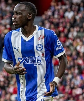 Diarra sufrió un aparatoso choque con Vivian en el derbi ante el Athletic.