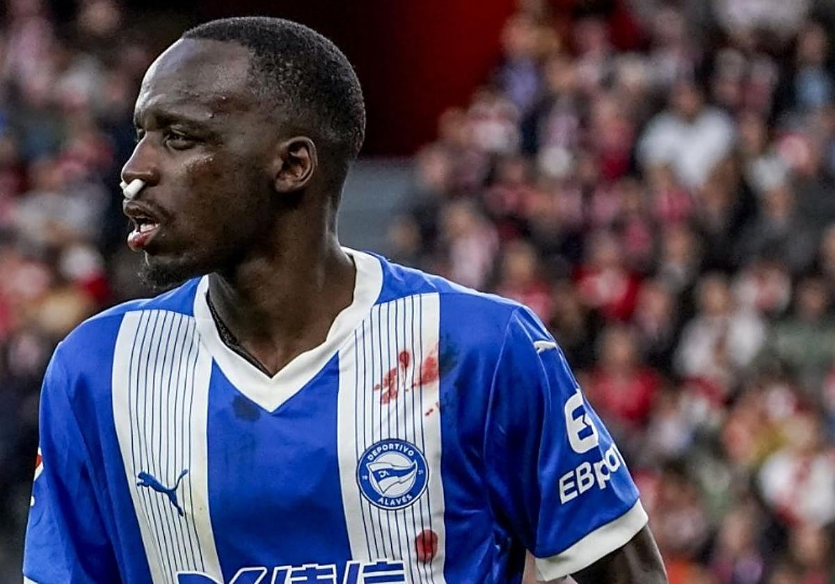Diarra sufrió un aparatoso choque con Vivian en el derbi ante el Athletic.