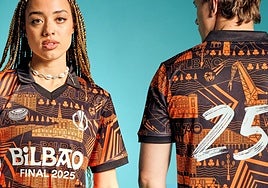 Ya a la venta la camiseta oficial de la final de la Europa League en Bilbao