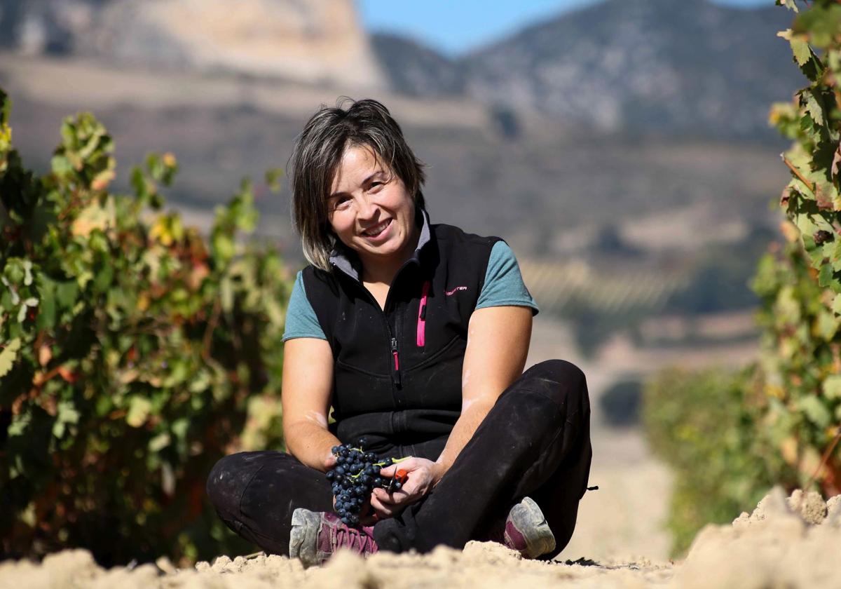 Vinos ecológicos y viñas centenarias, el marchamo de los caldos de Berta Valgañón