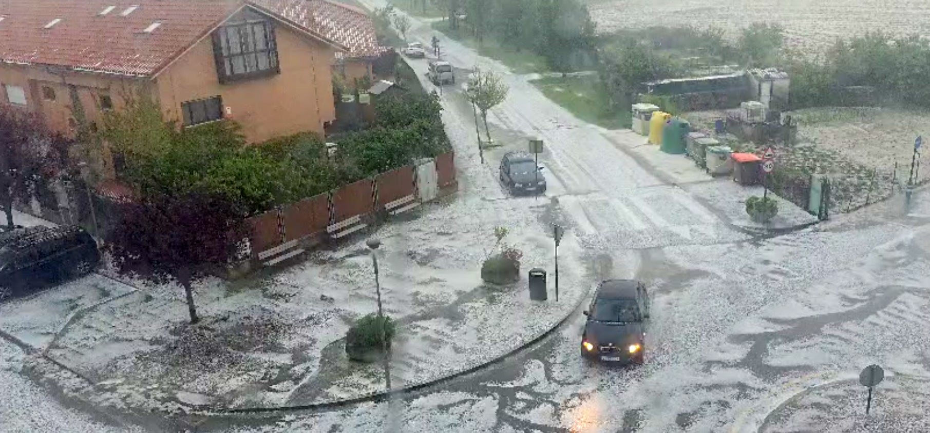 Granizada en Alegría-Dulantzi