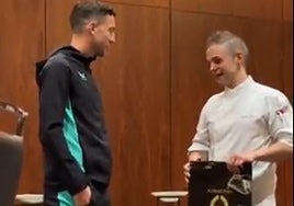 El detalle con De Marcos del hotel en el que se aloja el Athletic cuando juega en Madrid