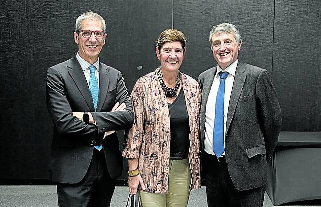 José Luis Elejalde, Leyre Madariaga y Jon Ander de las Fuentes.