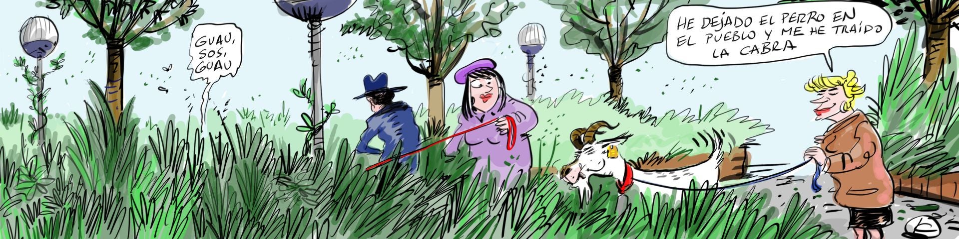 La viñeta de Cerrajería sobre la huelga de jardineros en Vitoria