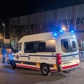 Un dispositivo policial en las afueras de la discoteca Sonora, en Erandio.