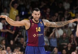 Willy Hernangómez fue de los más destacados en el reciente play off de Euroliga contra el Mónaco.