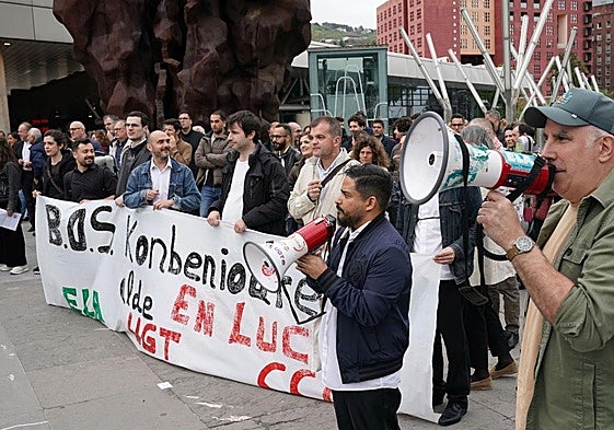 Foto de archivo de una de las protestas de la BOS.