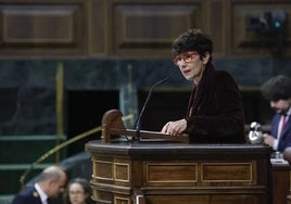 Maribel Vaquero, en el Congreso.