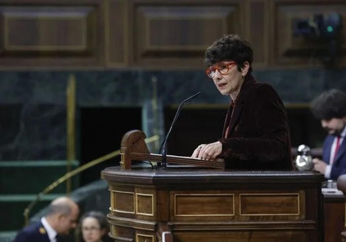Maribel Vaquero, en el Congreso.