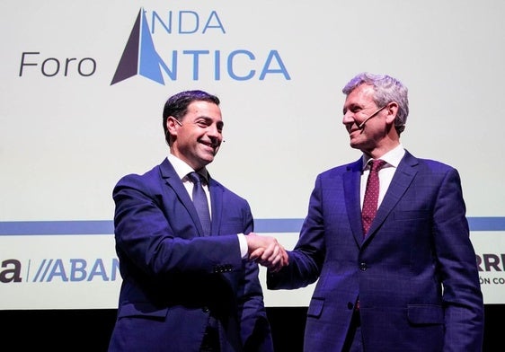 Padrales y Rueda, el pasado jueves en el foro organizado por EL CORREO.