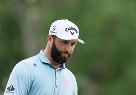 Rahm, durante la segunda ronda.