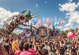 El festival de electrónica Elrow Town celebrado en Madrid.