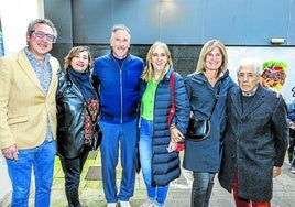 David Lagostena, Rocío Hernaz, Ricardo Martín, Idatze Bilbao, Nora Vázquez y Jesús Martín.