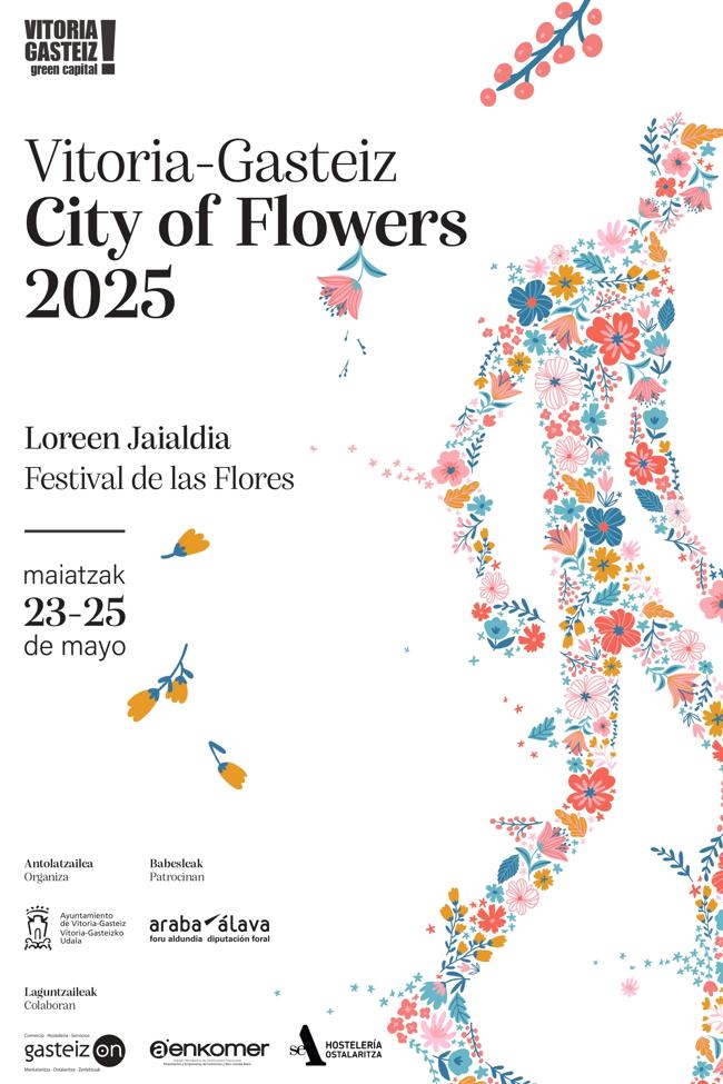 Cartel de la segunda edición del Festival de las Flores