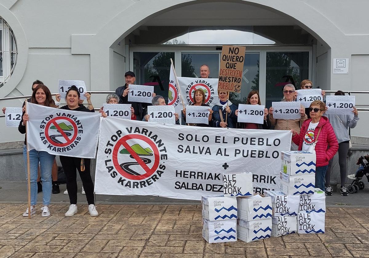 1.200 alegaciones contra la variante que proyecta la Diputación en Abanto