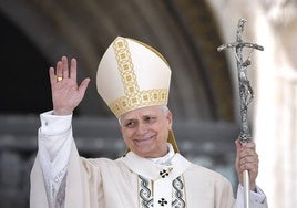 El Papa León XIV durante la misa de inicio de su Pontificado.