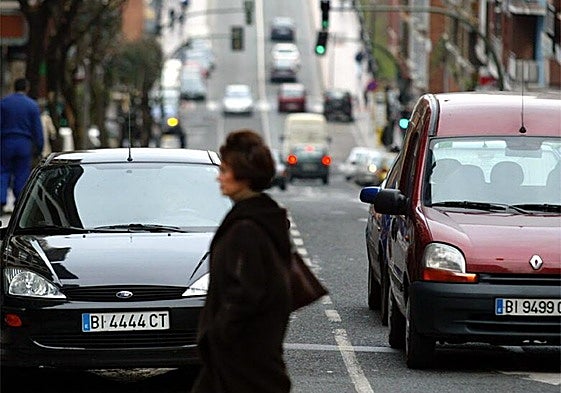 Vista de la calle Lehendakari Agirre de Basauri.
