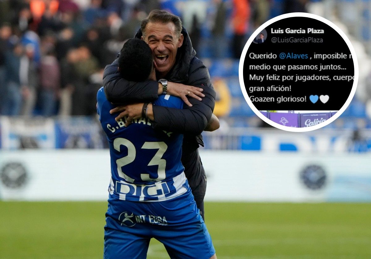 Luis García felicita al Alavés tras la permanencia: «Imposible no alegrarme...»
