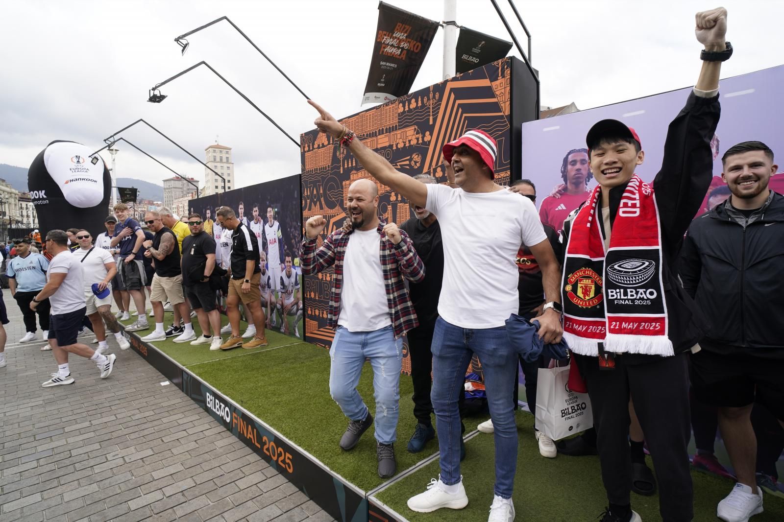 El ambiente en Bilbao la víspera de la final de la Europa League