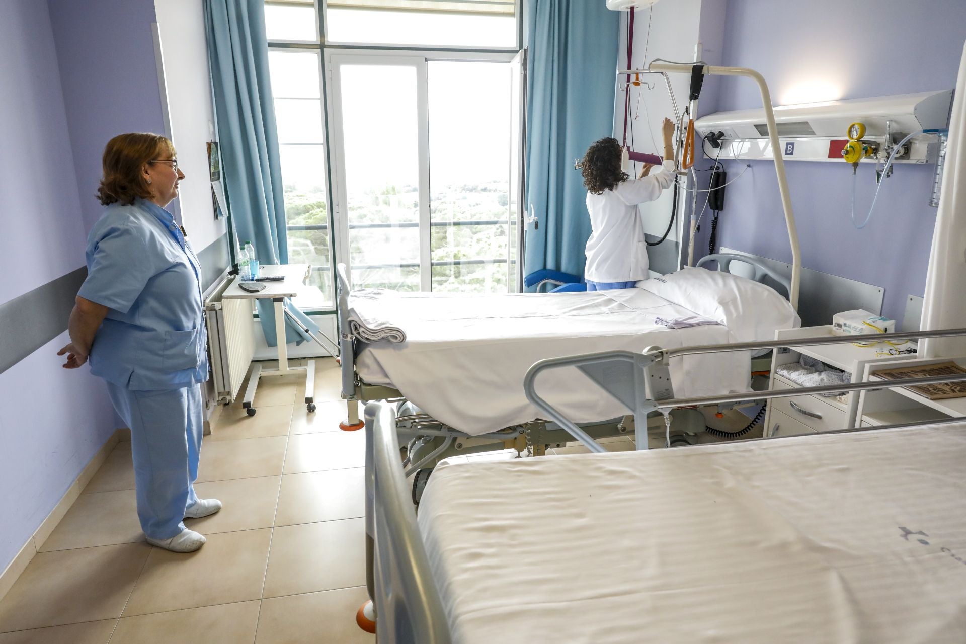 Las obras del Hospital de Leza en imágenes