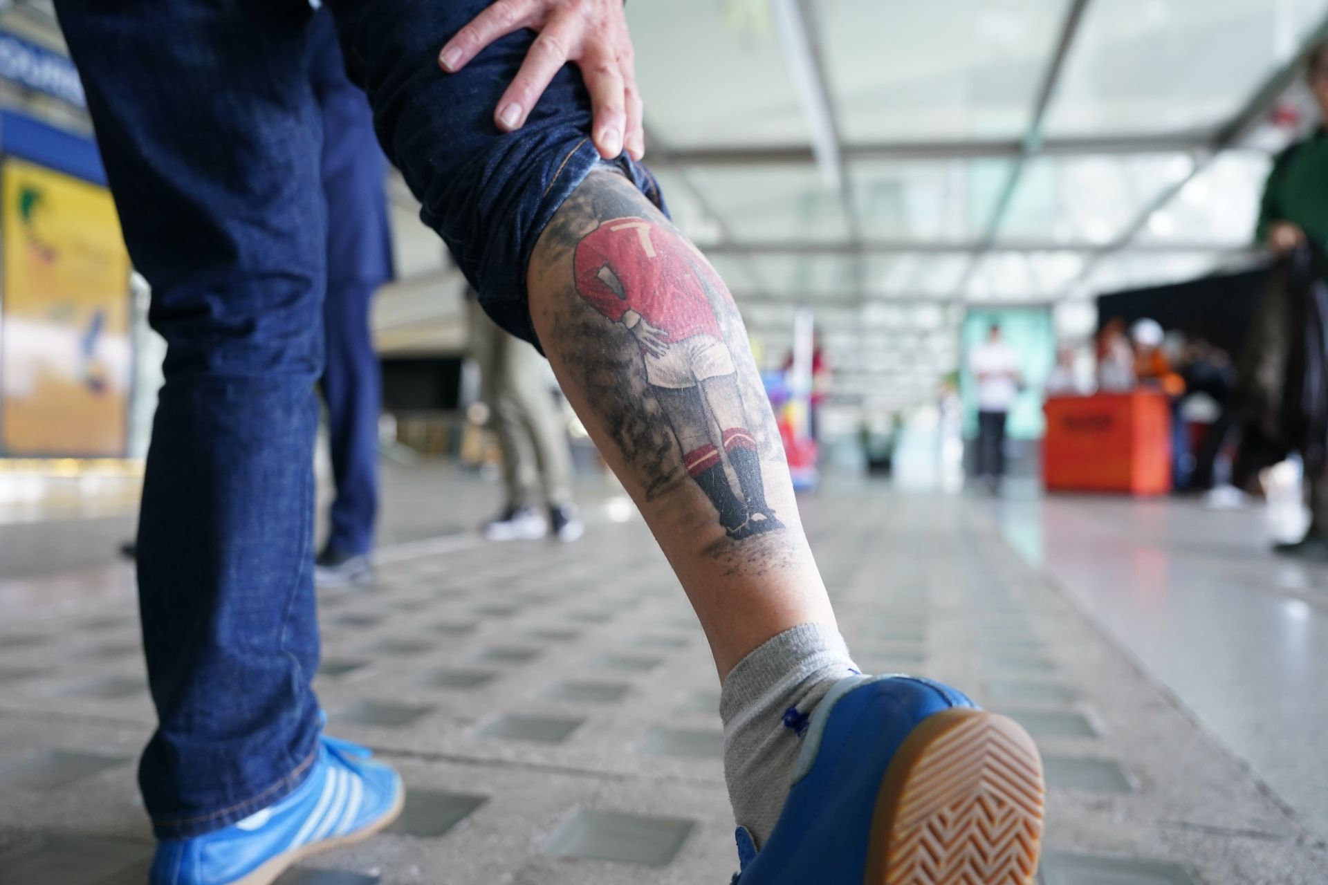 El desembarco inglés en el aeropuerto de Bilbao