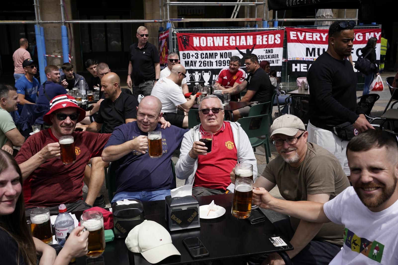 El ambiente en Bilbao la víspera de la final de la Europa League