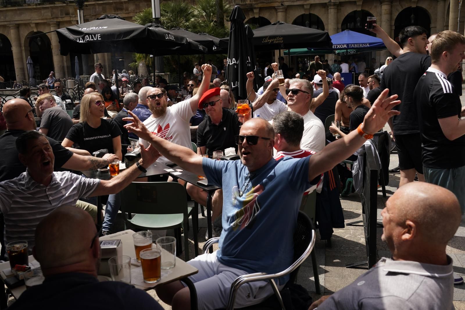 El ambiente en Bilbao la víspera de la final de la Europa League