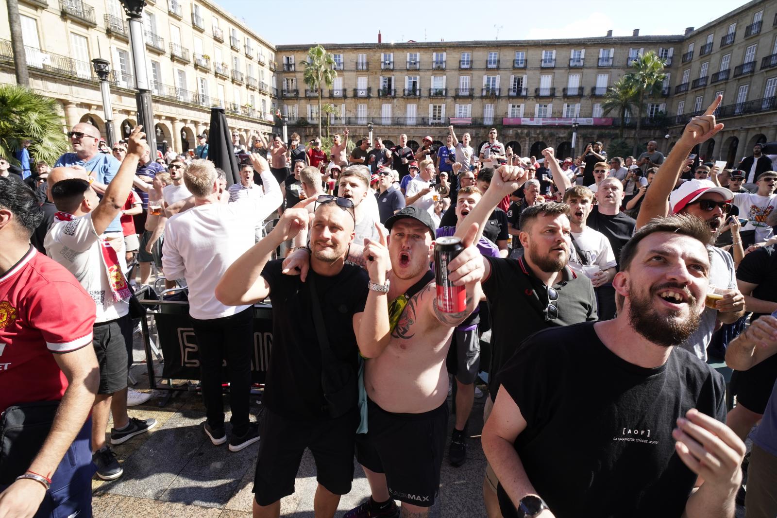 El ambiente en Bilbao la víspera de la final de la Europa League