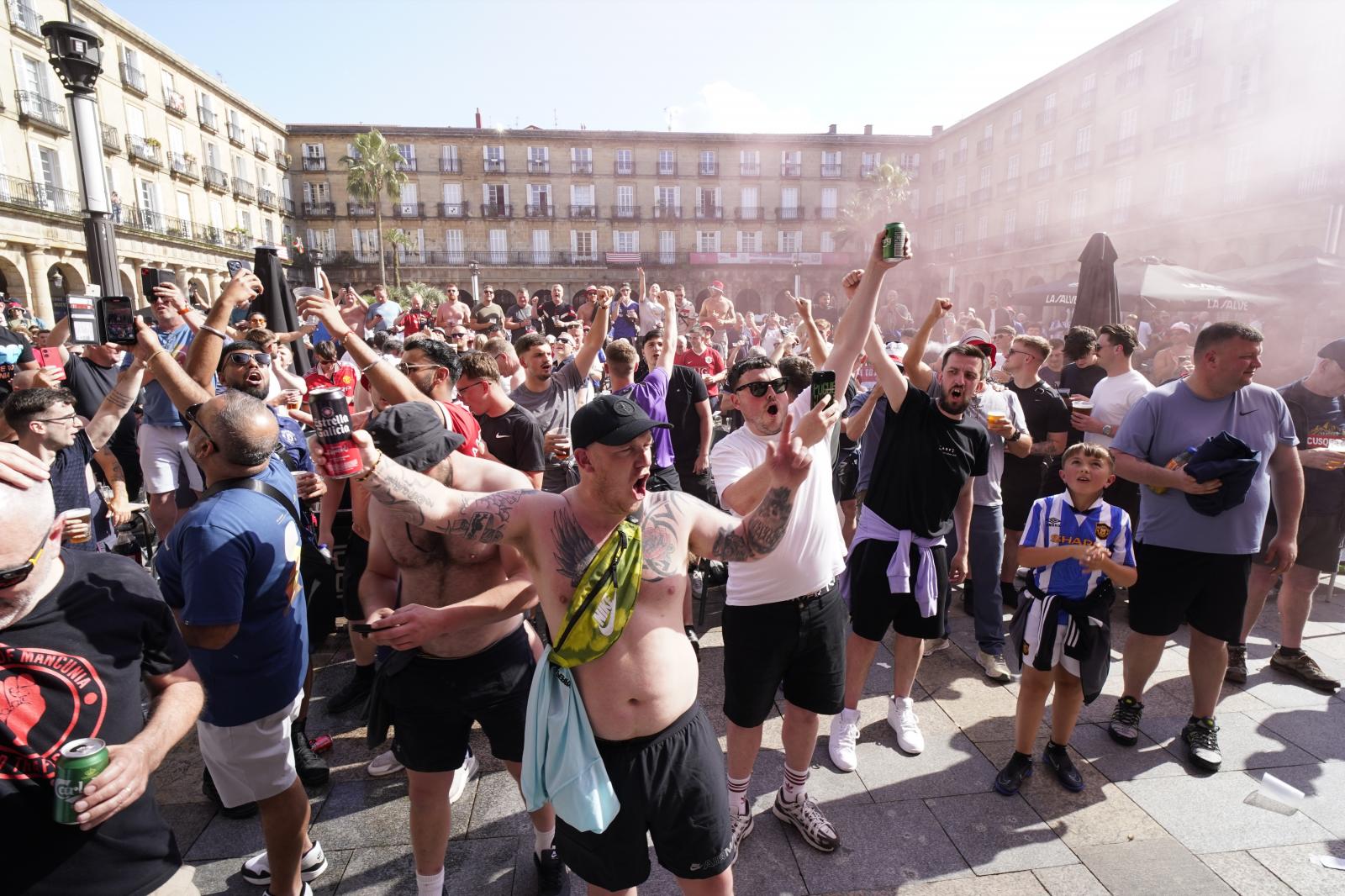 El ambiente en Bilbao la víspera de la final de la Europa League