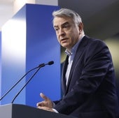Javier de Andrés, esta mañana durante su comparecencia ante los medios.