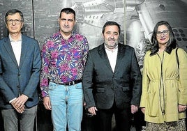 Koldo Bilbao, César Coca, Ignacio García, Juan Carlos Matellanes, Cristina García y Pablo Romero