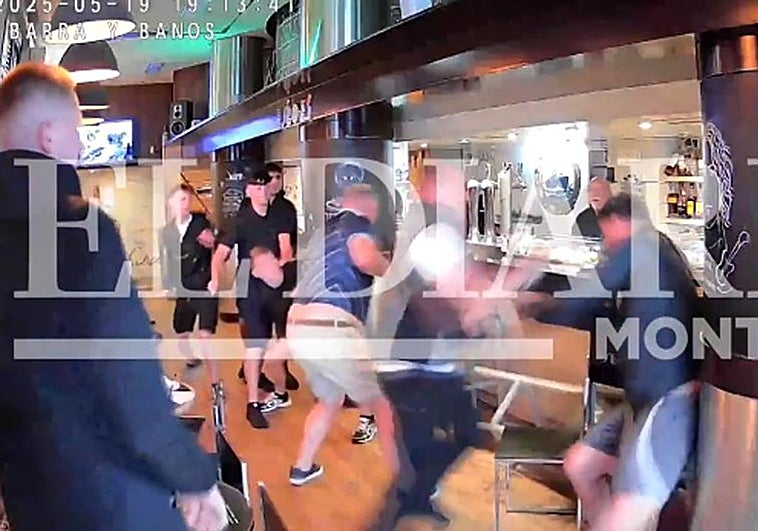 Imágenes captadas por las cámaras de seguridad de uno de los locales.
