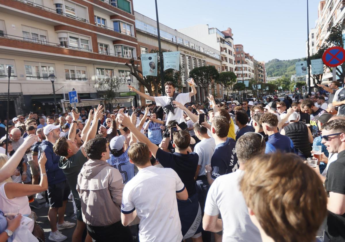 El ambiente en Bilbao la víspera de la final de la Europa League