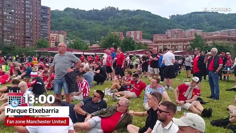 Cronología de una final europea: Los puntos calientes de Bilbao, hora a hora