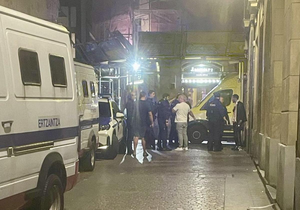 La agresión se produjo en la calle Barrenkale.