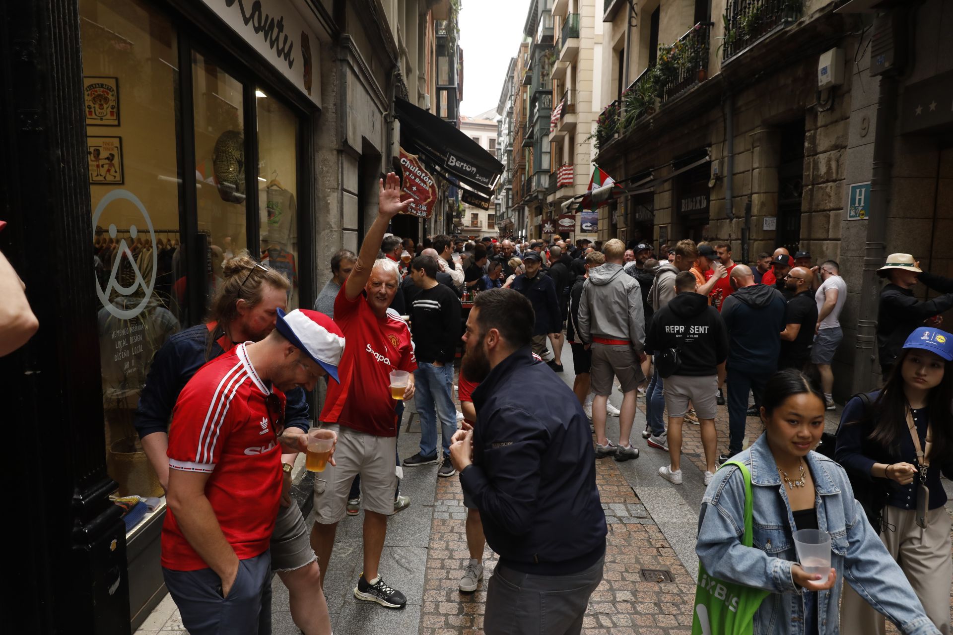 La final ya se juega en las calles de Bilbao