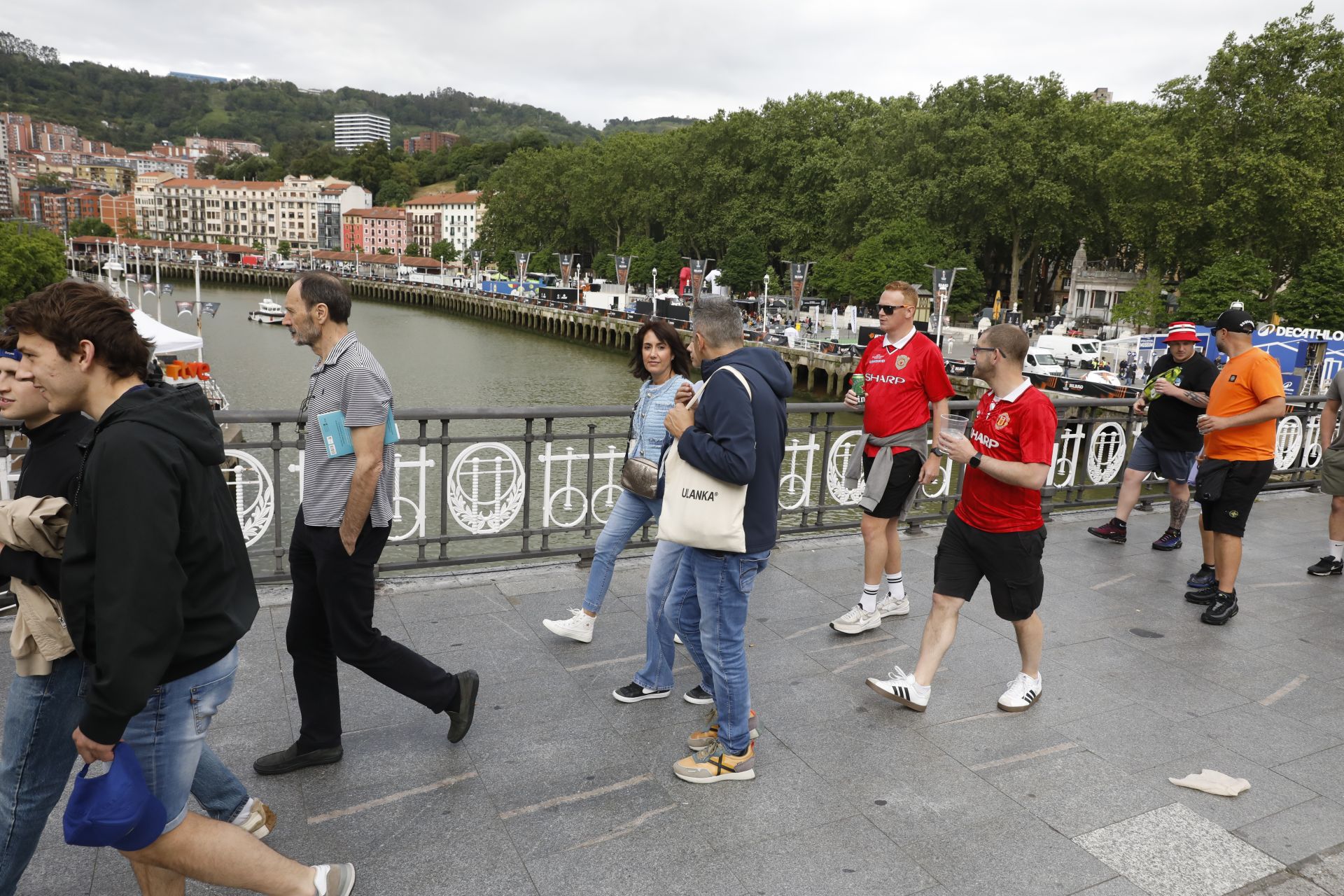 La final ya se juega en las calles de Bilbao